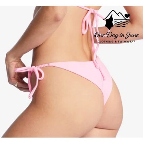 Billabong Tan Lines Tide Side Tanga Bikini Bottom Size XS - Picture 2 of 5